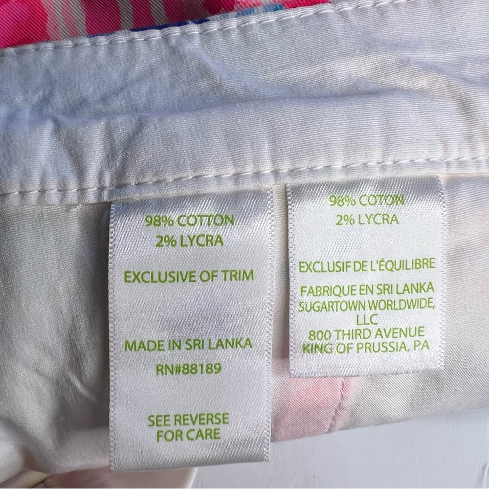 Lilly Pulitzer Scallop Hem Buttercup Stretch Short 5" in Beach Please 4 - Picture 8 of 9